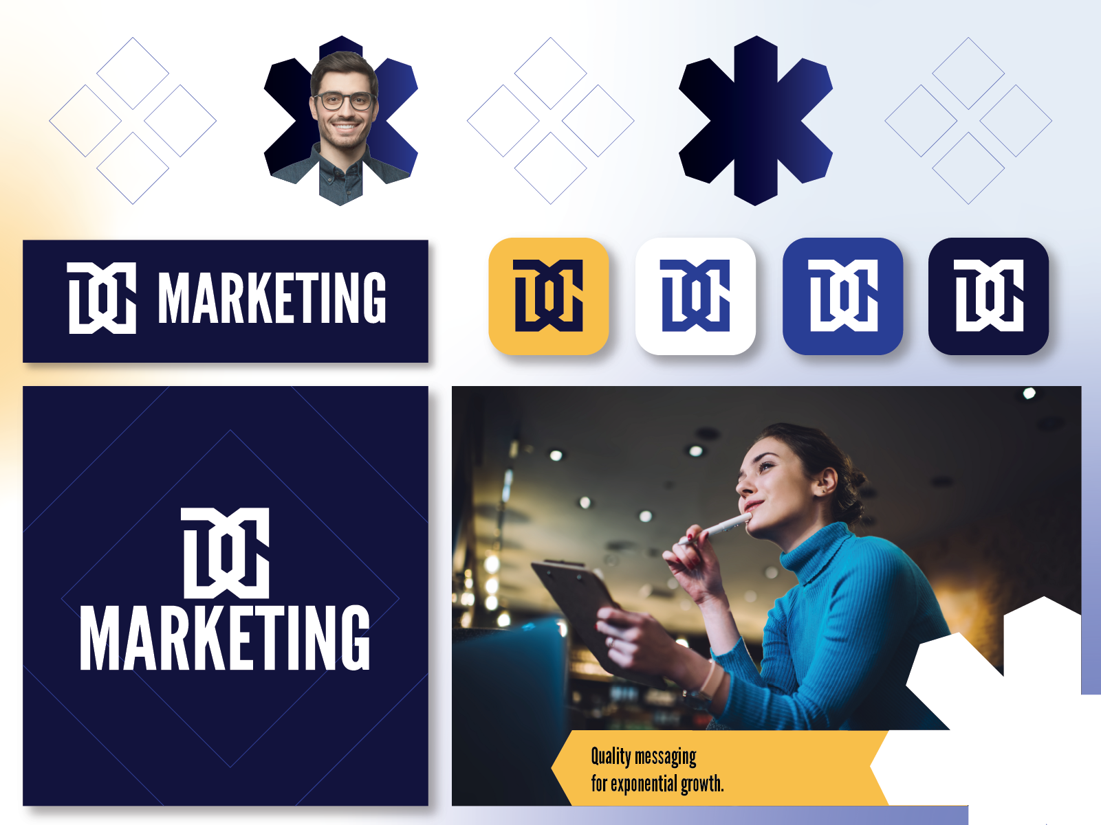 Logo brand design dc marketing agency