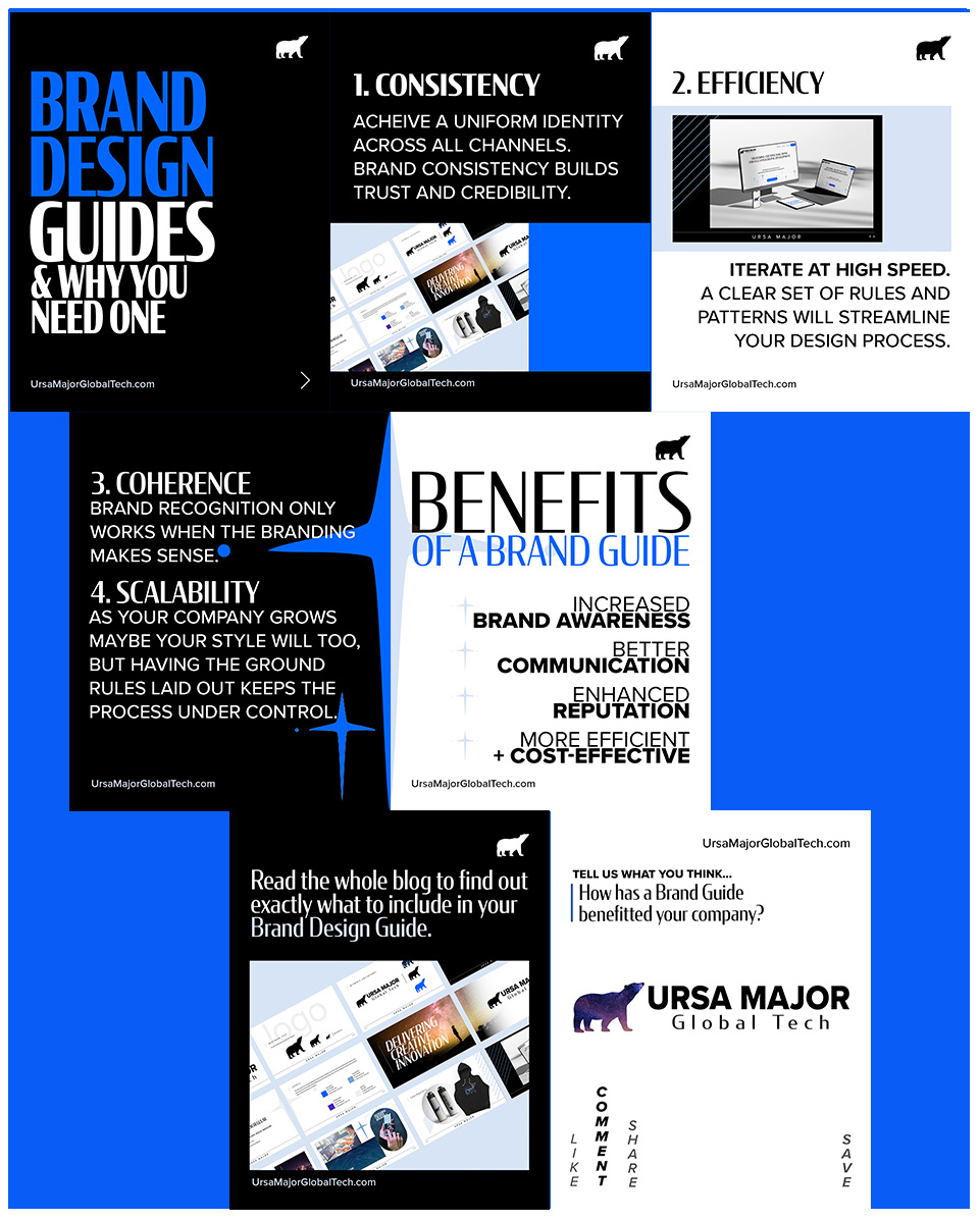 ursa major social media post template 